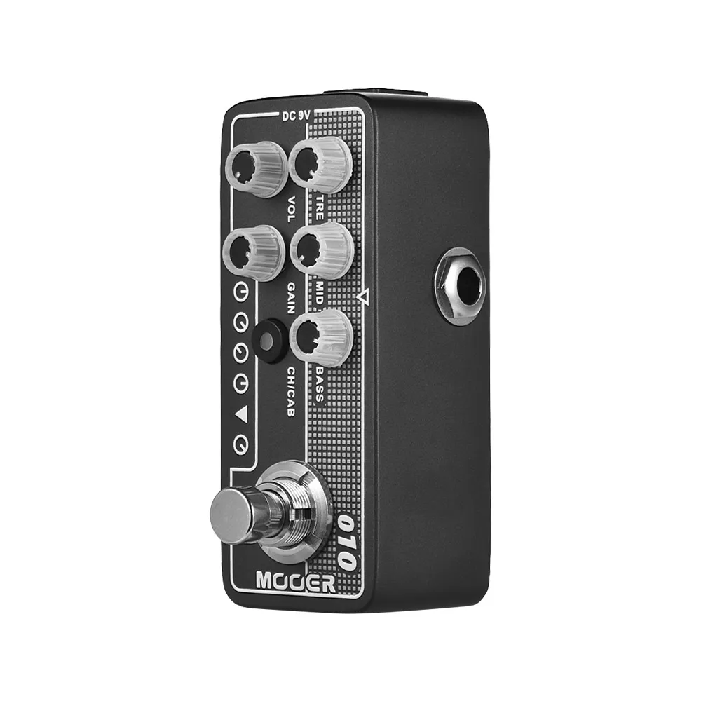 MOOER MICRO PREAMP серии 010 два камня современный классический цифровой Предварительный усилитель гитарный эффект педаль настоящий обход