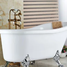 Оптом и в розницу роскошный античный латунный напольный кран для ванной комнаты с ручным душевым распылителем ванна Наполнитель Смеситель кран