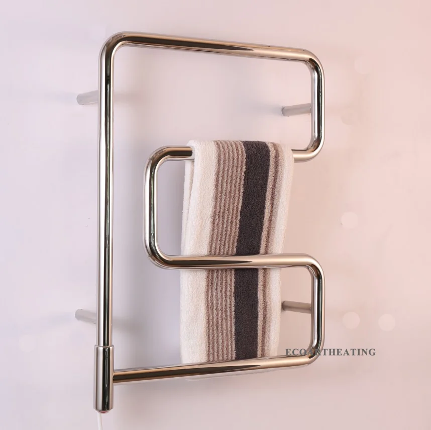 

New Stainless Steel Electric Heated Towel Rail Rack Bathroom Hand Bar Warmer