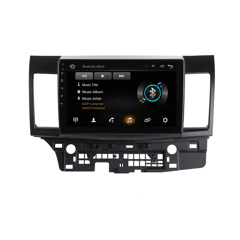 Excellent 10" 2.5D IPS Android 8.1 Car DVD Multimedia Player GPS for Mitsubishi Lancer 2008 2009 - 2016 audio car radio stereo navigation 3