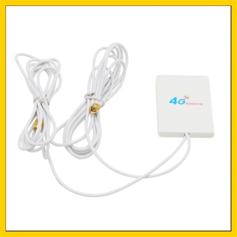 

10PCs 3g 4g Lte Antenna indoor Antenna 2* SMA/2* CRC9/2* TS9 Male Connector Booster Mimo Panel Antenna+2 Meters