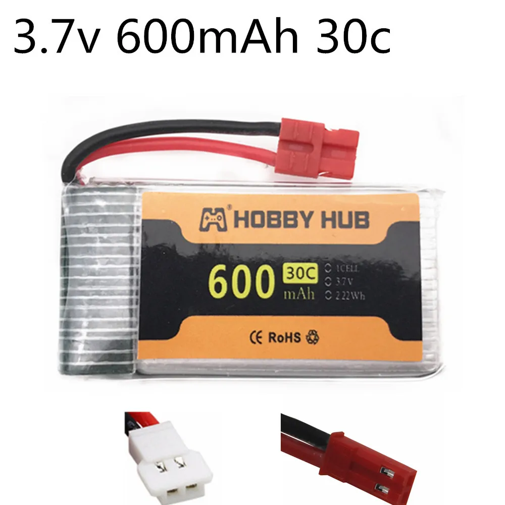 

3.7V 600mAh 30c Lipo Battery 802540 for Syma X5 x5c X5SW X5HC X5HW CX-30 M68 509 509G 509W 510 HJ818 HJ819 X400 X500 X300C 1315S