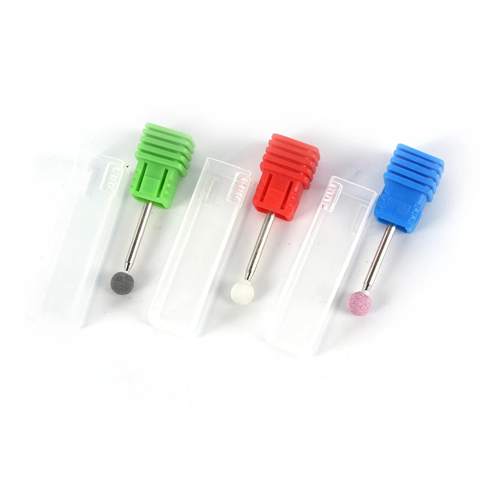 Hot Sale 1PC Ceramic Stone Ball Sharp Nail Drill Bits Round Matieral Electric Apparatus For Manicure Accessory Tools | Красота и