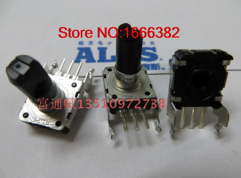 The input encoder code switch EC12 side adjusts the 24 position without 15mm half axis volume