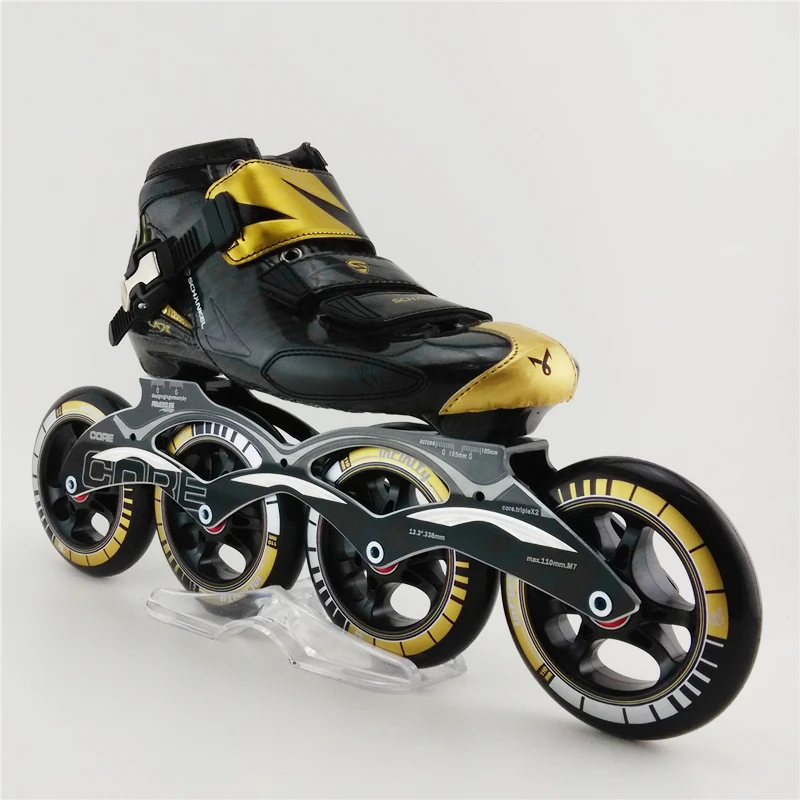 Professional Carbon Fiber Inline Speed Skates Shoes Cool Racing Slalom Skates Shoes Patins Roller Seba Inline Speed Skating