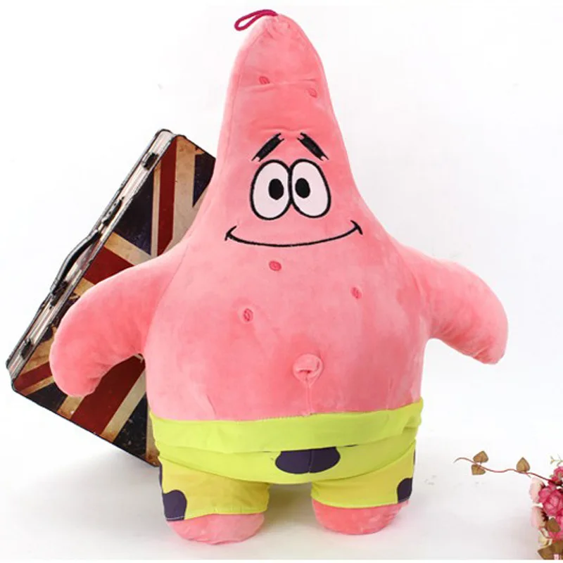 

25/35CM Cartoon Anime Toys Soft Stuffed Animal Spongebob Plush And Patrick Star Dolls Toy For Girl Cute Valentine Day Gift BF097