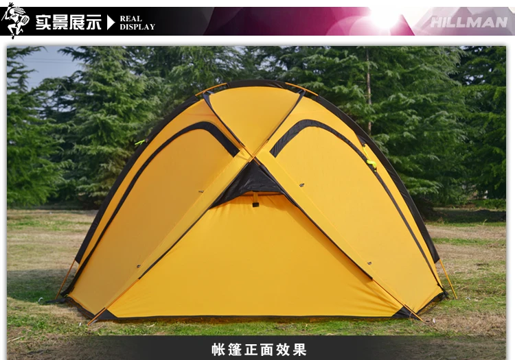 Роскошная семейная палатка 210 T, сверхлегкая ткань для 3 человек, алюминиевый стержень, переносная высокогорная уличная палатка pu5000мм