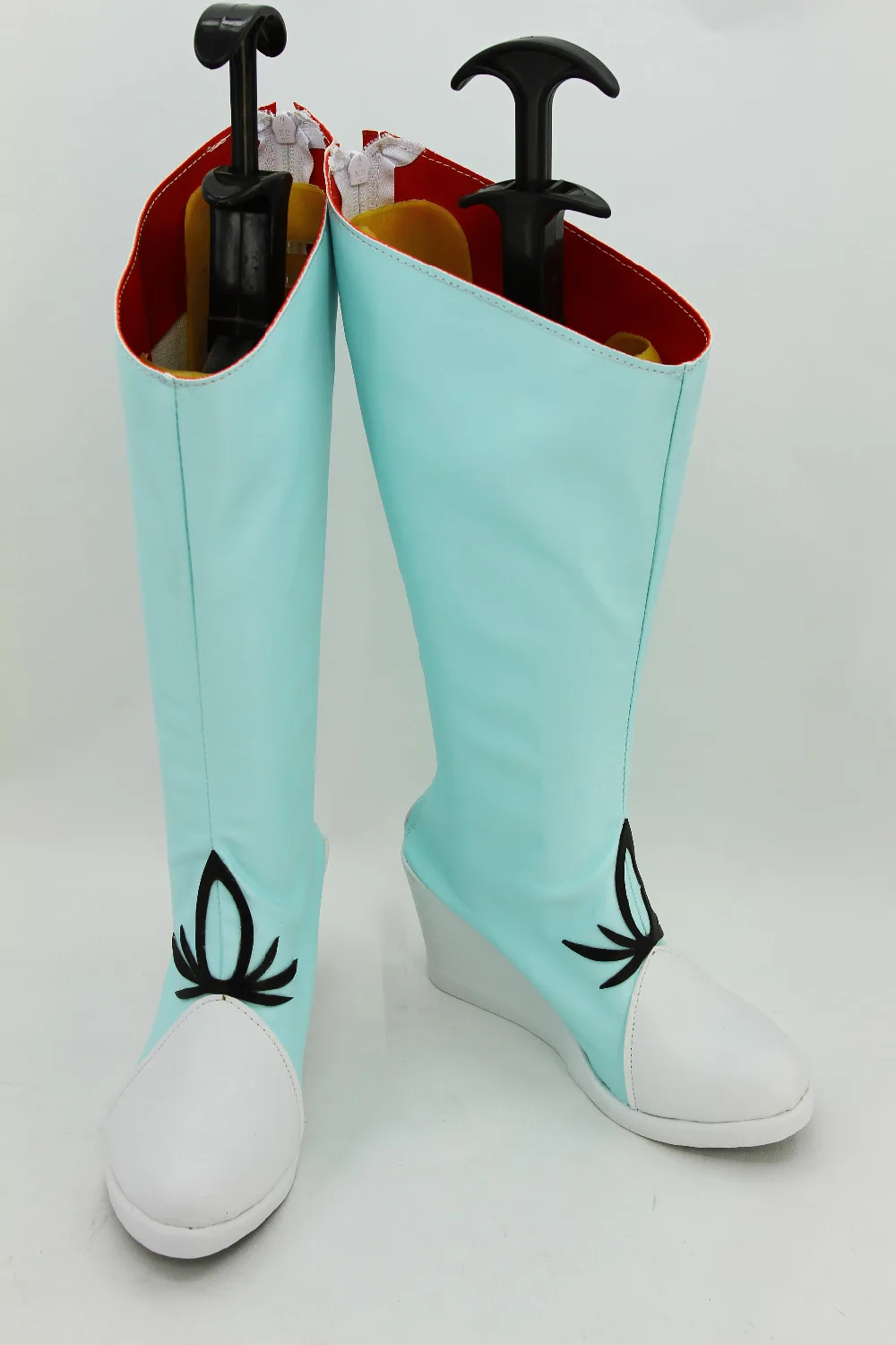 RWBY/Weiss schnee; обувь для костюмированной вечеринки; цвет светло-голубой; обувь