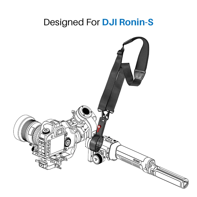 DJI Ronin-S Улучшенный 3-осевая стабилизация автоматизированный SmartShooting работает 12 часов один раз быстро меняющемся съемки портативный монопод с шарнирным замком