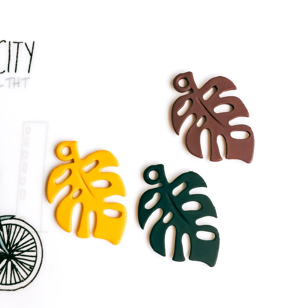 6 шт. серьги подвески в форме листьев|supplies for jewelry|earring accessoriesfor jewelry |