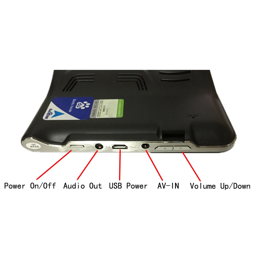 Udricare новый 7 дюймов gps Android DVR AVIN Антирадары 16 ГБ Wi Fi Интернет Таблетка Полный HD1080P