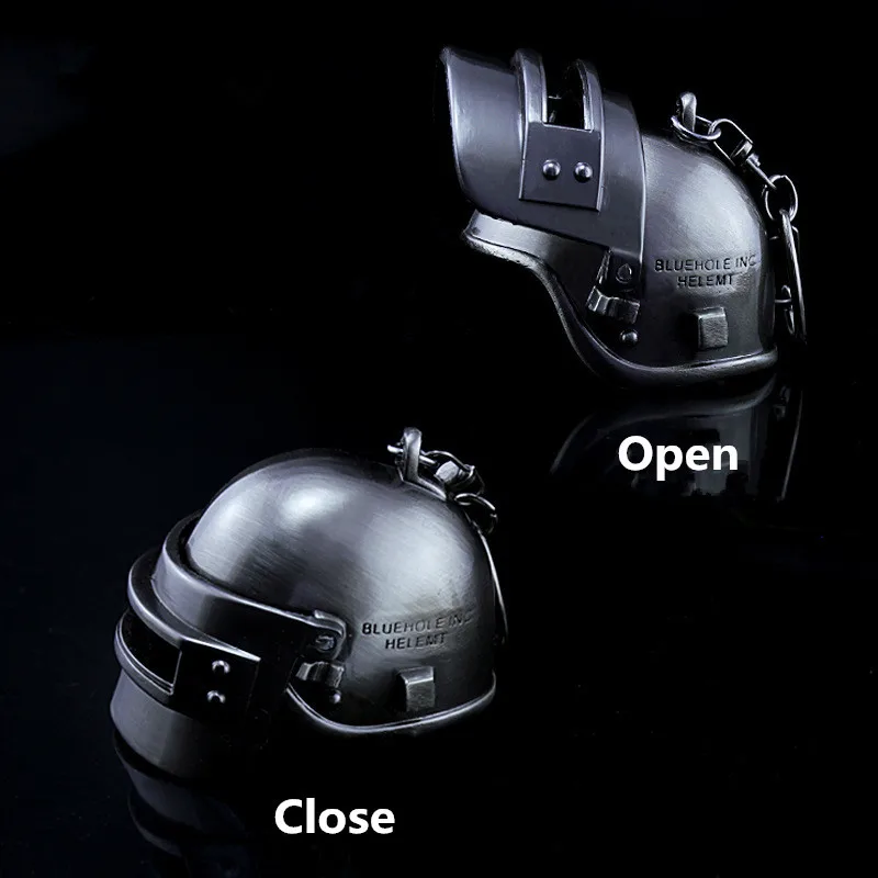  Game Playerunknown's Battlegrounds PUBG Cosplay Costumes Zinc Alloy Lv3 Helmet Armor Model Can open