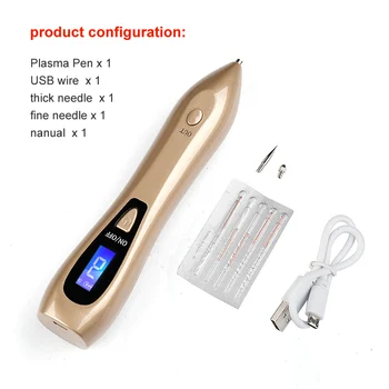 9/6 level LCD Laser Plasma Pen Mole Removal pen Freckle Dark Spot Remover tattoo for face Remove skin tags removal Beauty Care   4