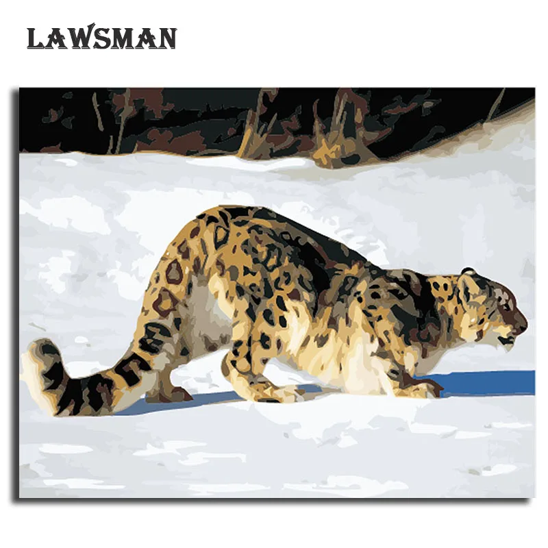 LAWSMAN framelsee diy картина маслом по номеру расписанную холст для живописи Главная