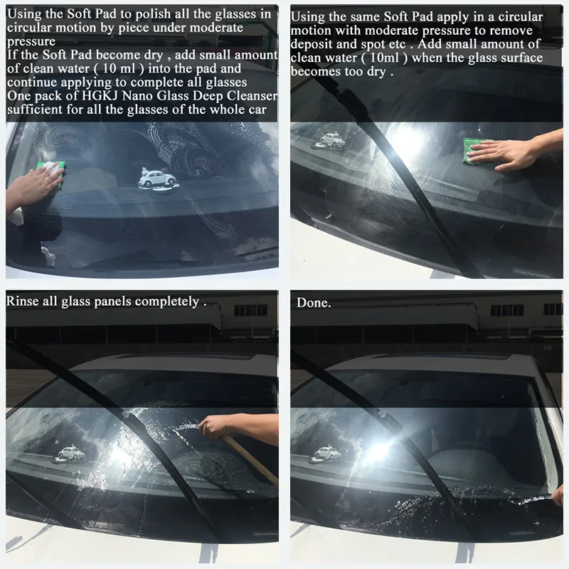 1 шт. HGKJ Авто Чистящая губка для поверхности автомобиля чистящее устройство для окон автомобиля стекло глубокий очиститель Авто стекло удаление масляной пленки автомобильные аксессуары TSLM1