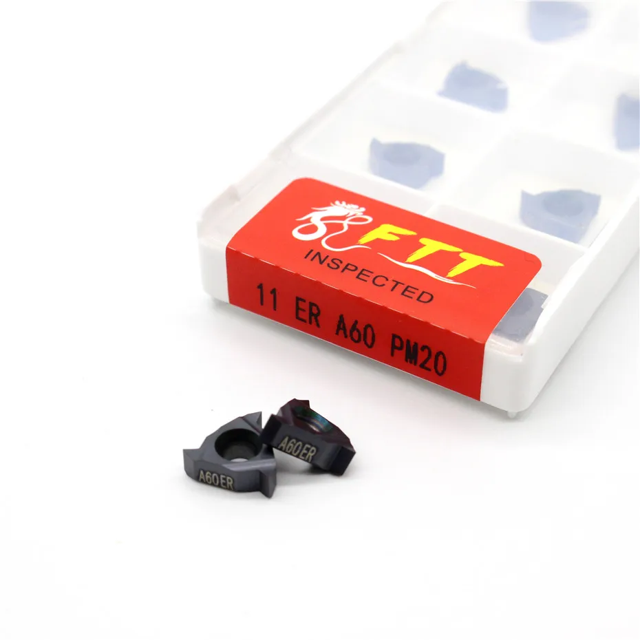 10PCS 11ER A60 External Turning Tools Carbide insert Lathe cutter Tool Tokarnyy turning insert three jaw chuck