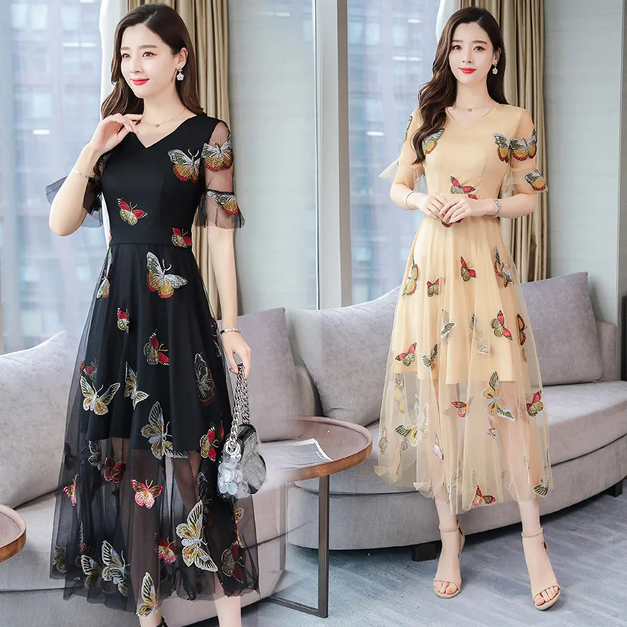 Summer Vintage 3XL Plus Size Beach Sexy Sundress