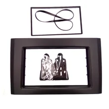 De calidad superior Fascia 2DIN Radio de Coche para VOLVO XC90 Facia Dash Instalación de Montaje Kit de Acabado marco de DVD