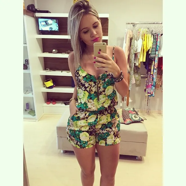 Spaghetti Strap Zipper Camouflage Sleeveless Jumpsuits Spaghetti Strap Zipper Camouflage Sleeveless Jumpsuits