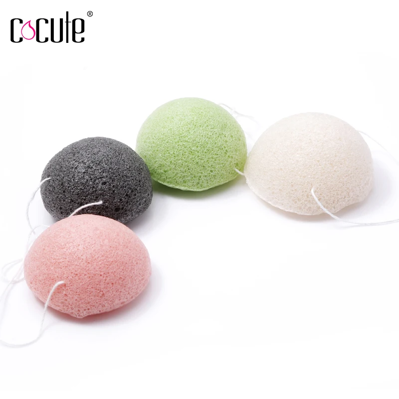 Губка Cocute Konjac 100% натуральная губка для ухода за кожей лица|sponge beauty|konjac spongenatural konjac