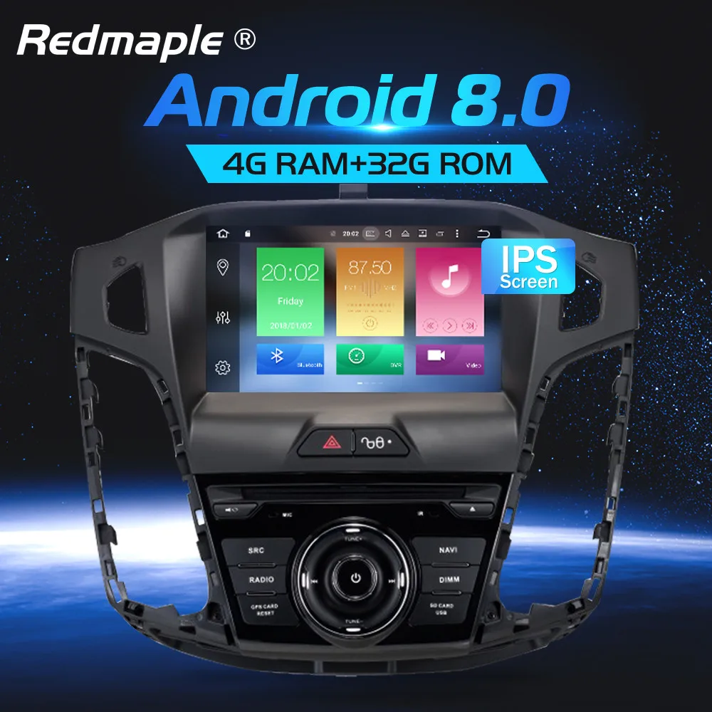 

Android 9.0 Car Radio DVD Player For Ford Focus 2011 2012 2013 2014 Audio GPS Multimedia Navigation WIFI Bluetooth Video Stereo