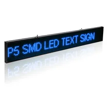 26inch Blue P5 Programmable Scrolling Message LED Sign Board (Multi-color Optional)