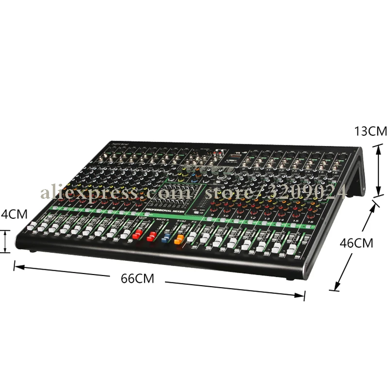 Pro 16 Channel Bluetooth USB Mixer With