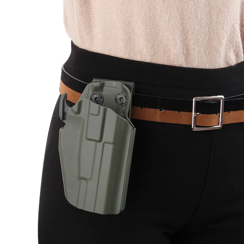 Tactical Military Hunting Gun Holster Accessory Waist Belt Gun Holster