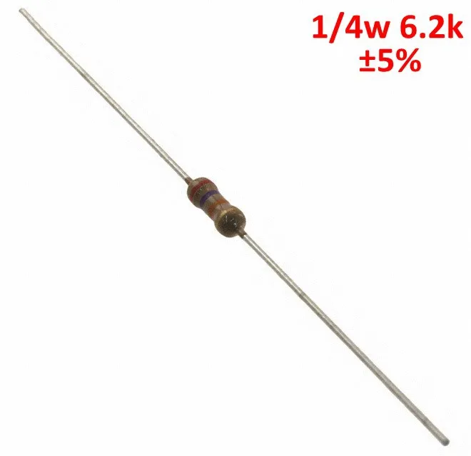 resistor3 6.2k 0.25w