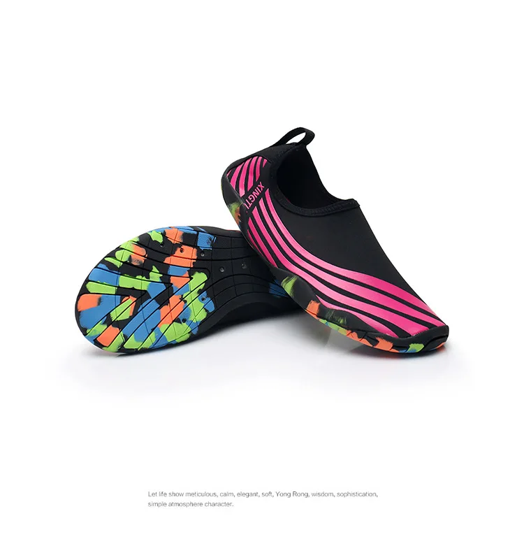 Esporte de Água ao ar Sapatos de Natação Descalço à Beira-mar Livre Sapatos Unissex Latente Wading Condução Fitness Lazer Água Praia Tênis 24 fitness lazer descalço à beira-mar água praia tênis