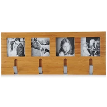 opening promotion-50 x 20Cm Natural Bamboo Hanger Wall Hanging Debris Handbag Hat Scarf Hook Decorative Keychain Photo Frame H