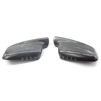 

2 pcs Exterior Mirror Cap Rear View Mirror Cap for BMW 3 Series E46 E66 7 Series Easy to install