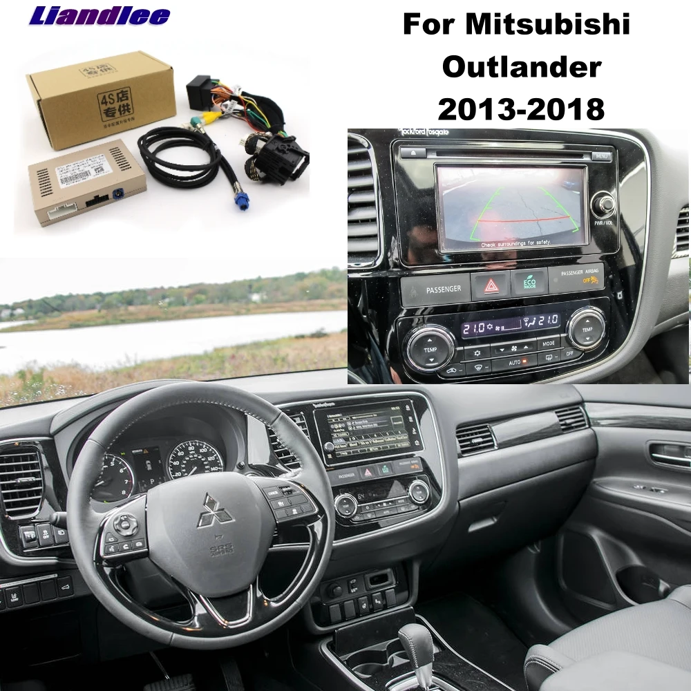 Комплект парковочной камеры Liandlee с интерфейсом для заднего вида Mitsubishi Outlander