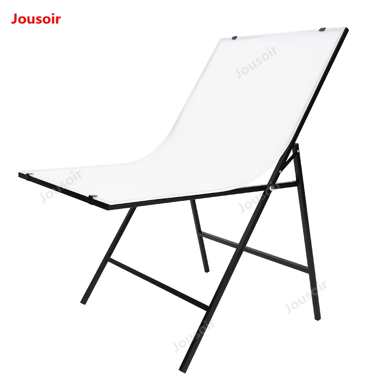 

60*100cm small studio folding Photographic equipment still life platform shooting workbench metal reflection table CD50 T10