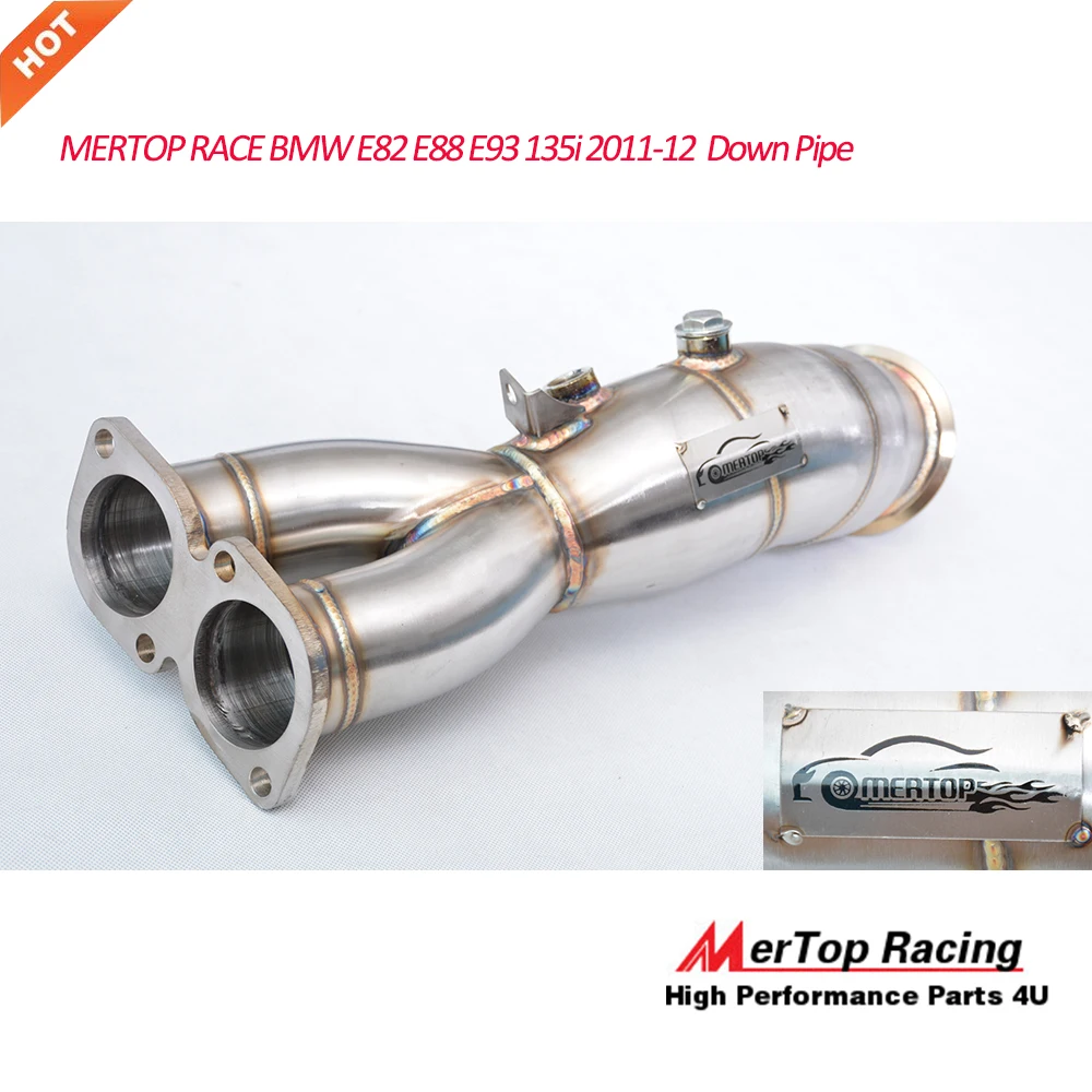 

MERTOP RACE 4" Downpipe Down Pipe 135i 335i E82 E88 E90 E91 E92 E93 Single Turbo N55 N55B30 2010-2013