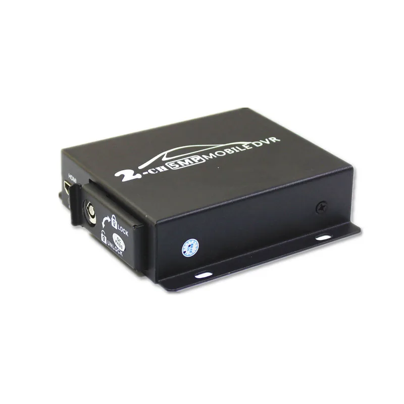 Factory direct dual SD card mobile DVR support CVBS/AHD dual channel 5.0MP/1080p 2CH Mini DVR for all kinds of cars