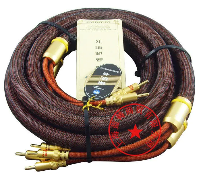 Новинка от короткого замыкания Choseal LB 5109 аудио кабель OCC Динамик кабель occ