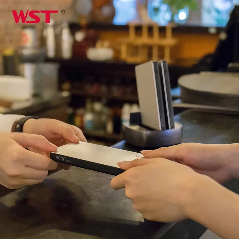 WST estación de carga portátil para negocios públicos familiares 3 uds 8000mAh banco de energía con