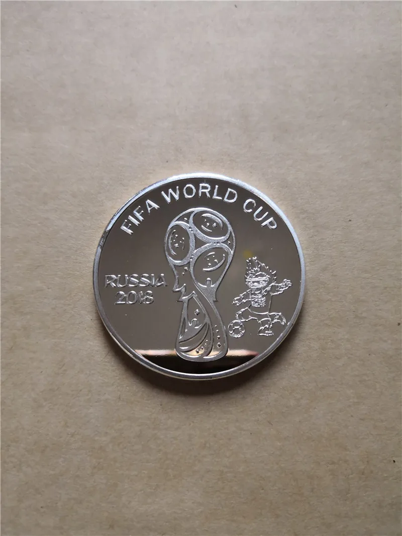 

2018 world cup souvenir coin Russia silver plated coins