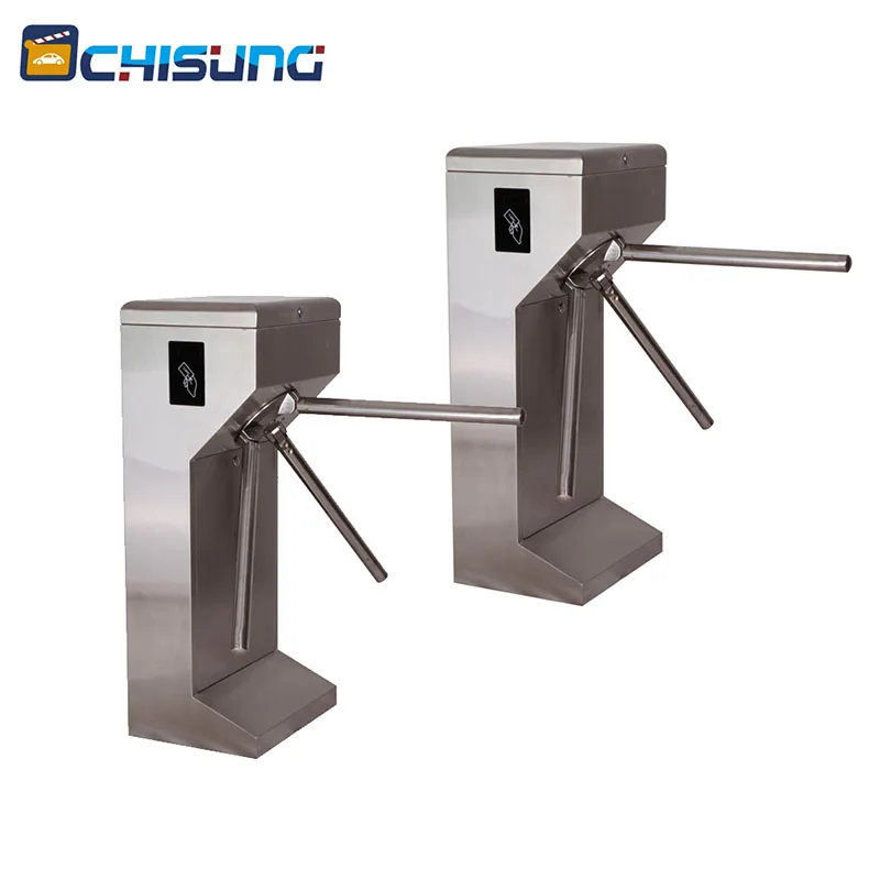 US $611.00 Wholeslae Custom FULL Auto Rfid Access Control Tripod Turnstile Charge Management Turnstile Subway Gates