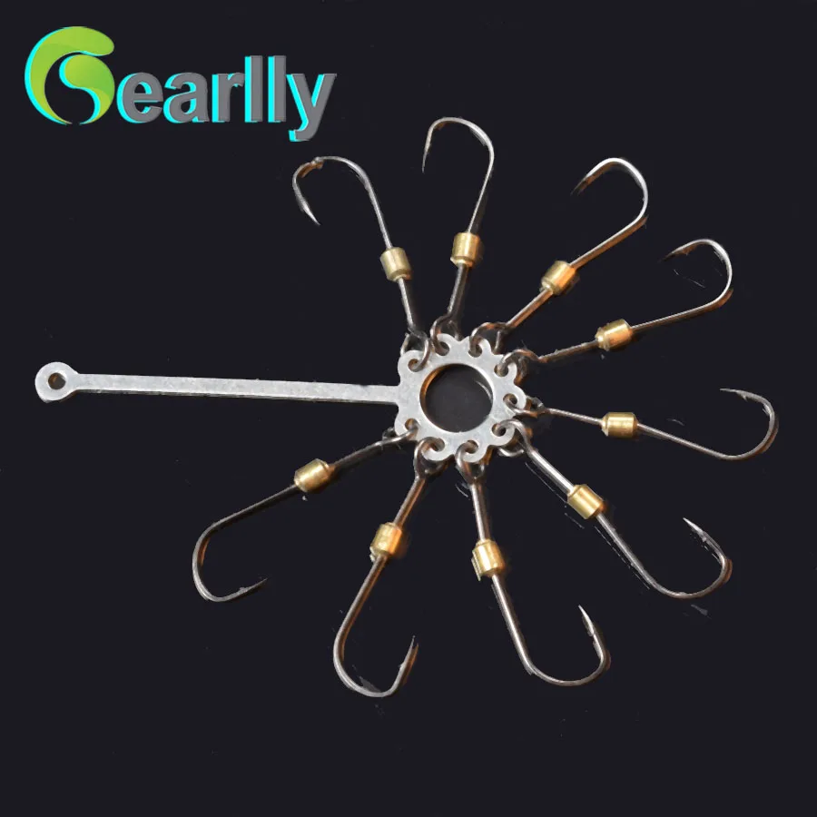 2pcs/set Sharp String Hook Accessories Fishhook Bait Explosive Jig