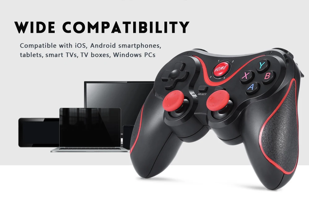 Gen game X3 updated t3 Gamepad Joystick Wireless Bluetooth 3.0 Android Gamepad Gaming Remote Control for phone PC Tablet TV Box (3)