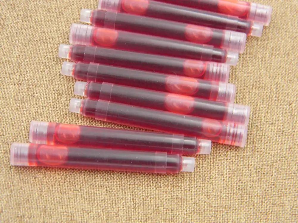 Tintenpatronen Farbe rot 25 Füllerpatronen