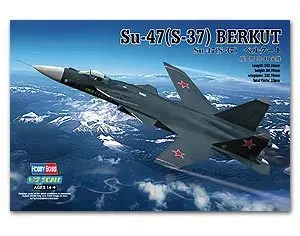 Hobby Boss 1/72 scale aircraft models 80211 Su-47 (S-37) Gold carving high maneuvering technology verification machine | Игрушки и хобби