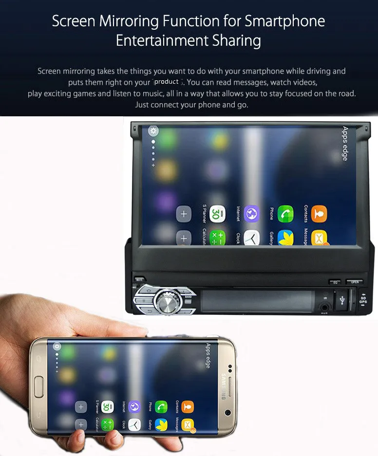 Clearance Andriod GPS navigation Car Radio Bluetooth V2.0 Car Stereo Audio Player In-dash Single Din Mp3 Player USB MP3 WMA Radio Player 7