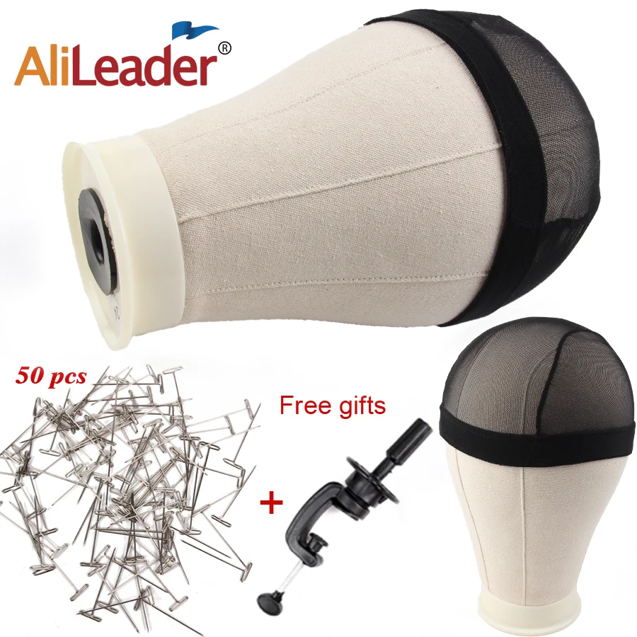 

Best Combination Canvas Block Head And Dome Cap Cheap Professional Training Head Wig Making Styling 5 Size Free Gifts Available