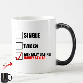 

Funny Novelty Harry Styles Magic Mug Funny Mentally Dating Harry Styles Coffee Mugs Tea Cups Cool One Direction Creative Gifts