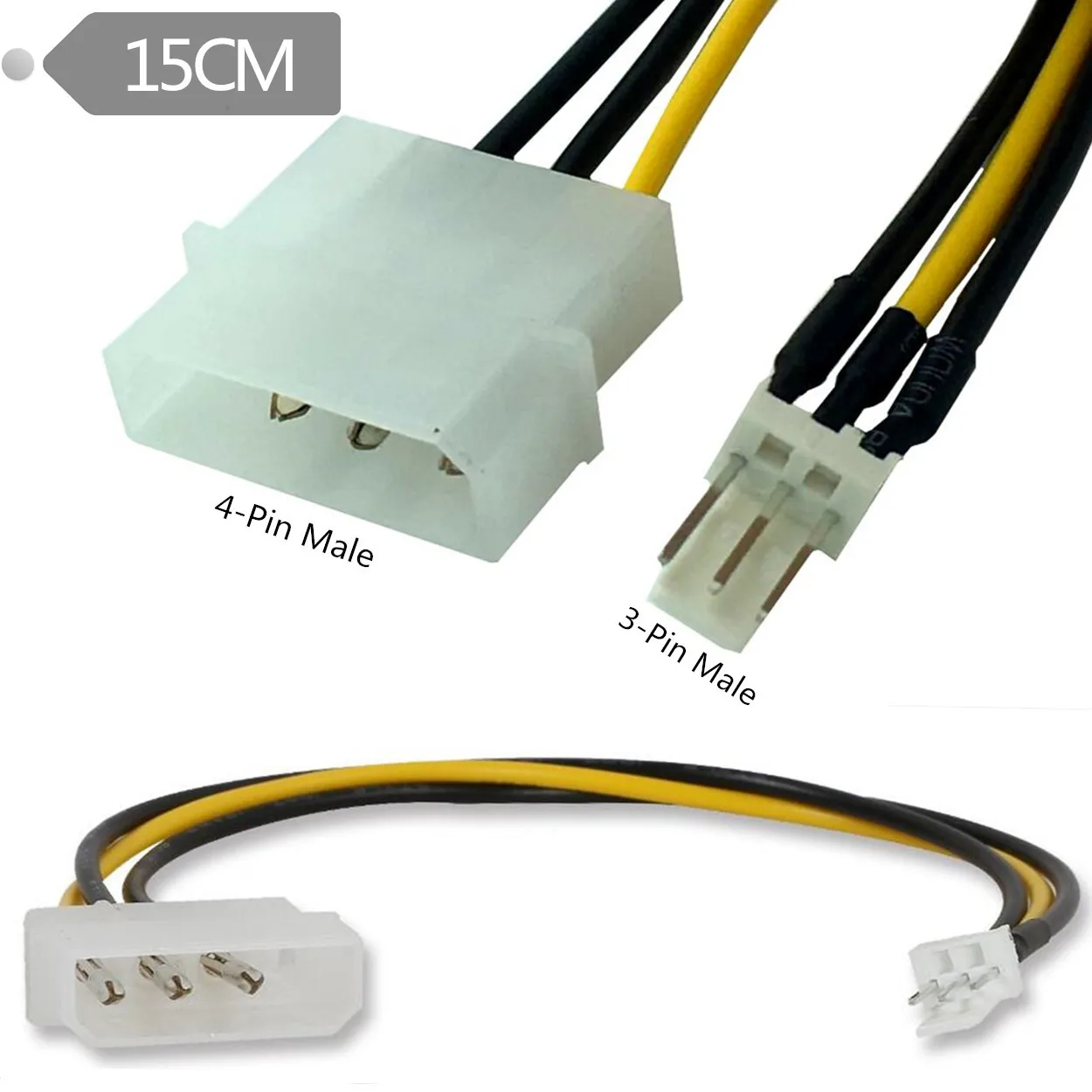IDE Большой P к 3Pin вентилятор 2510 адаптер питания кабель 4 3 pin шасси вентилятора