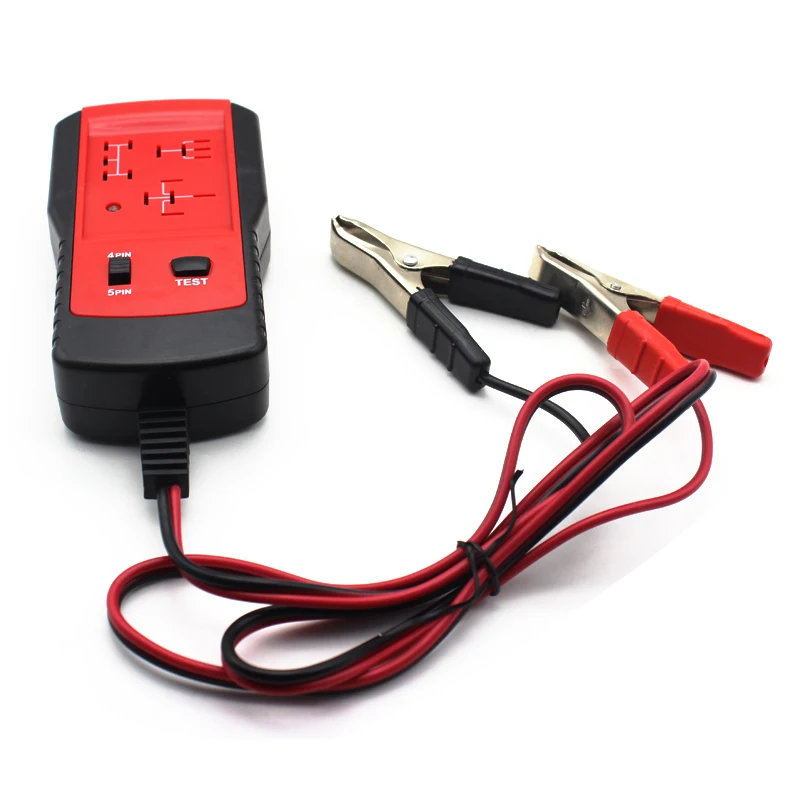 Simple and Easy to Operate Automotive Electronic Relay Tester Alligator Clip Car Tester Diagnostic Tool for 12V Car Simple and Easy to Operate Automotive Electronic Relay Tester Alligator Clip Car Tester Diagnostic Tool for 12V Car