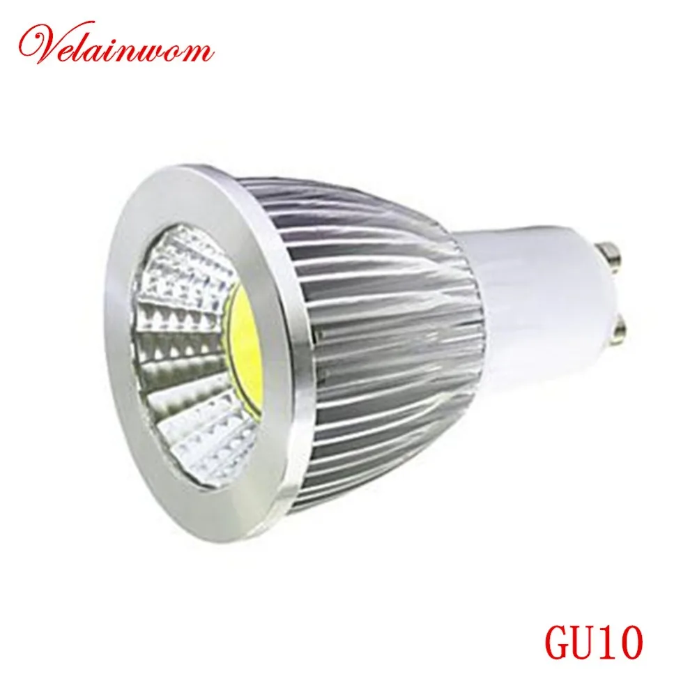 GU10 Светодиодный прожектор лампы с регулируемой яркостью AC110/220V